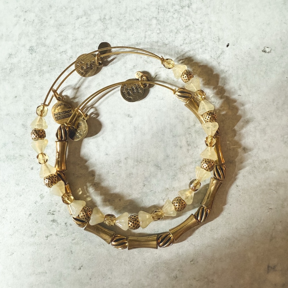 Alex and Ani beaded bangle.